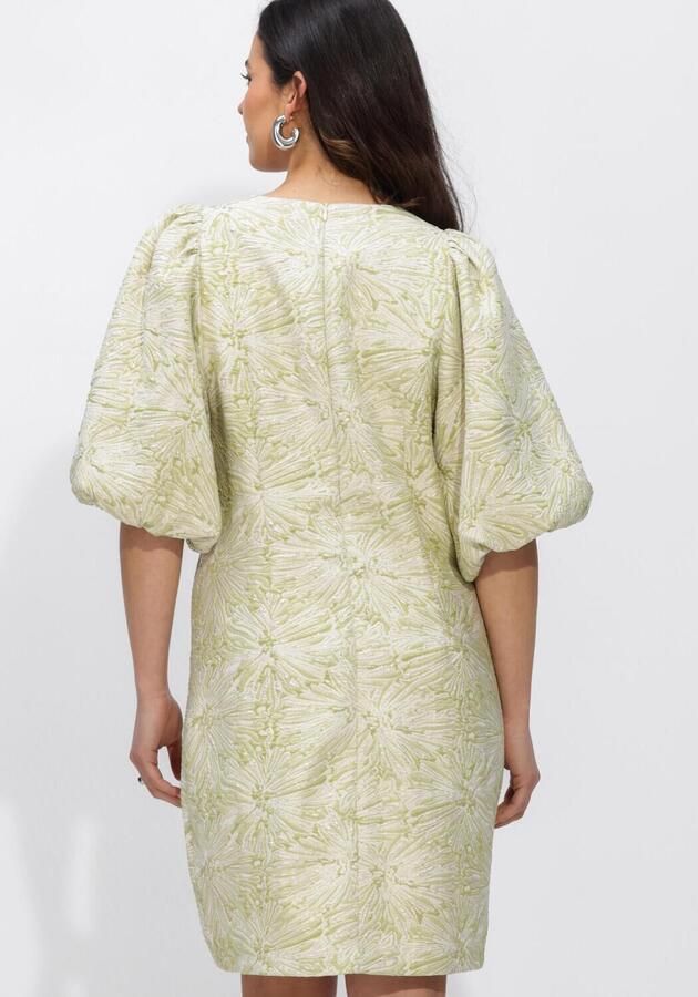 NOTRE-V Dames Jurken Nv-henderika Brocade Dress Groen - Foto 2