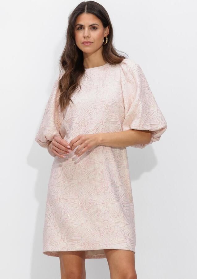 NOTRE-V Dames Jurken Nv-henderika Brocade Dress Roze