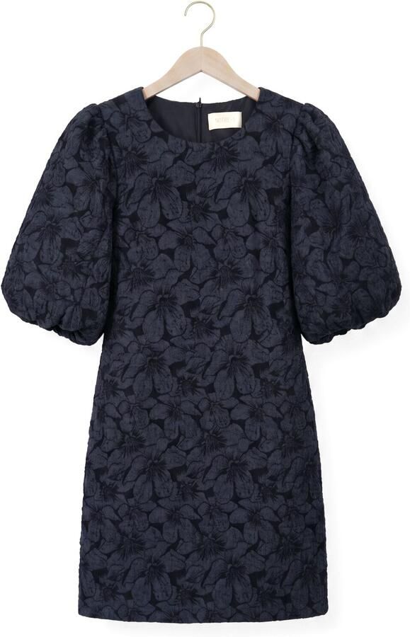 NOTRE-V Dames Jurken Nv-izette Toned Brocade Donkerblauw - Foto 4