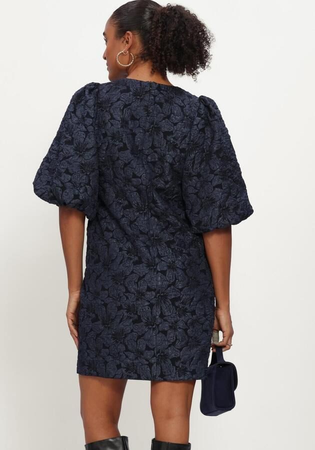 NOTRE-V Dames Jurken Nv-izette Toned Brocade Donkerblauw - Foto 2