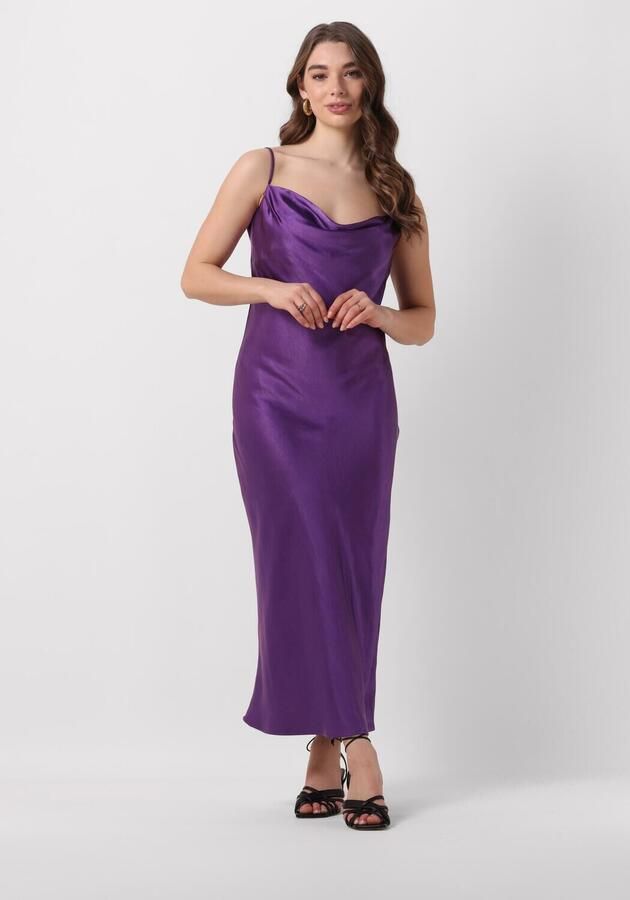Notre-v Dames Jurken Satin Strap Dress Purple Dames - Foto 4