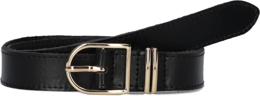 Notre-v Zwarte leren riem voor dames Black Dames - Foto 2