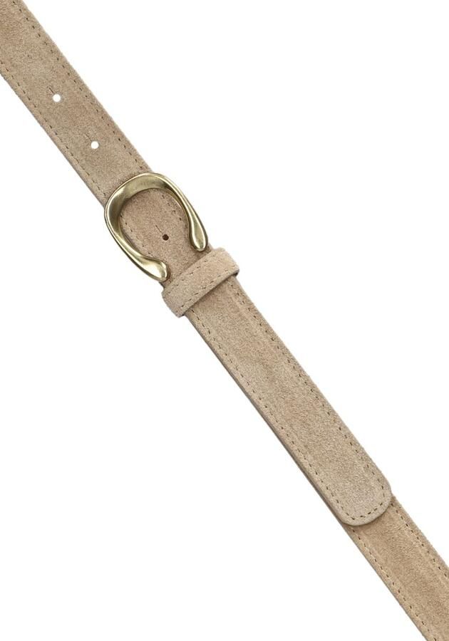 Notre-v Cece Leren Riem Beige Dames