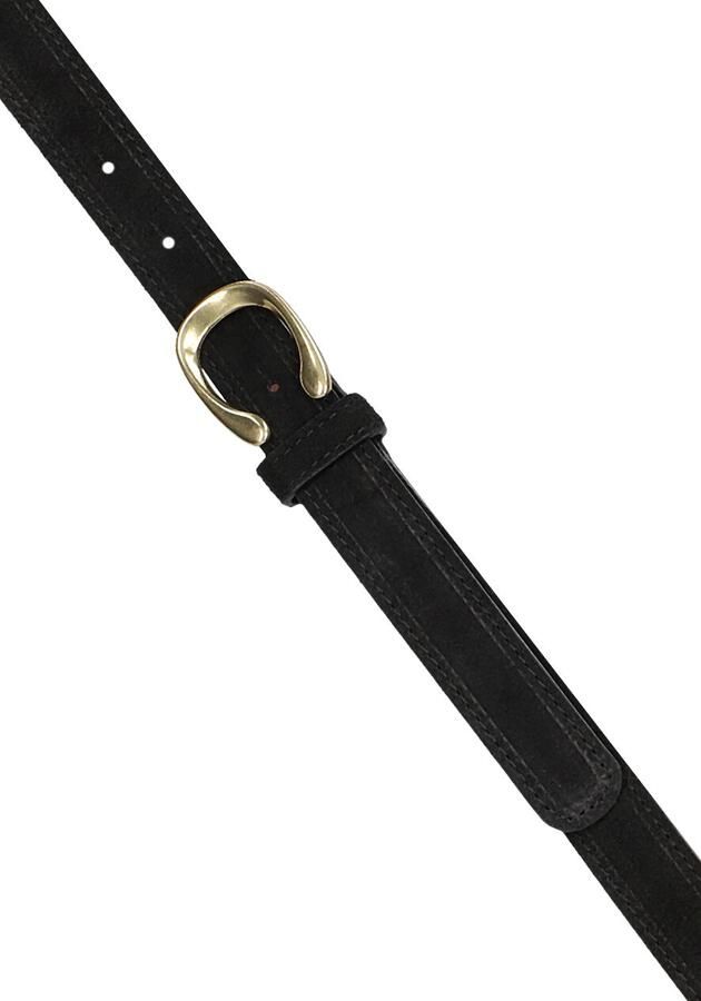 Notre-v Zwarte Leren Riem Cece Stijl Black Dames