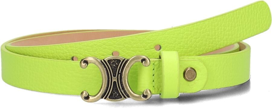 Notre-v Limoengroene leren riem Eline Green Dames - Foto 2