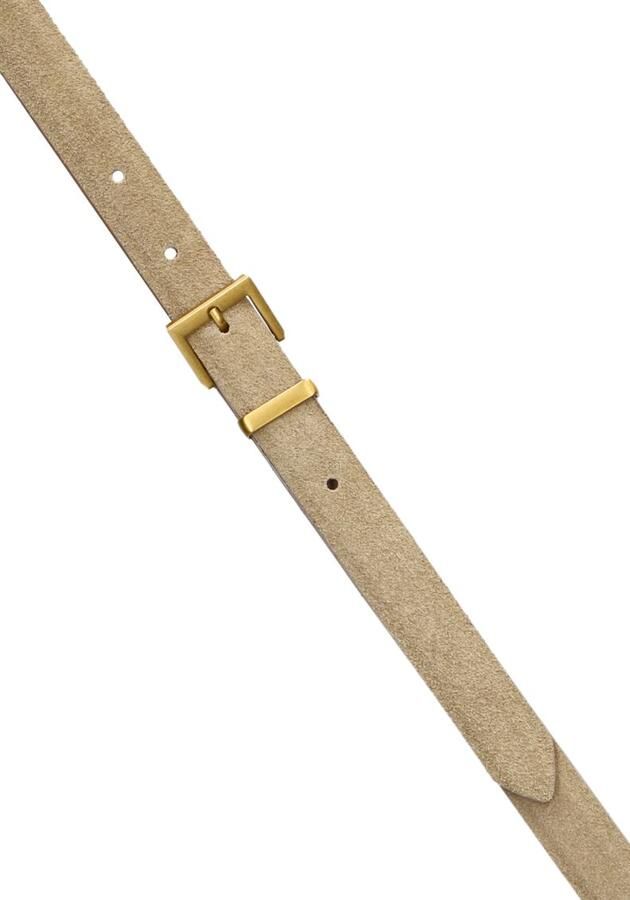 NOTRE-V Dames Riemen Tulia Suede Zand