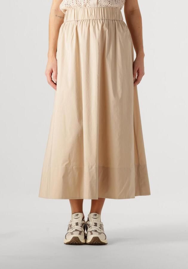 Notre-v Elegante Maxi Rok in Zand Beige Dames - Foto 4