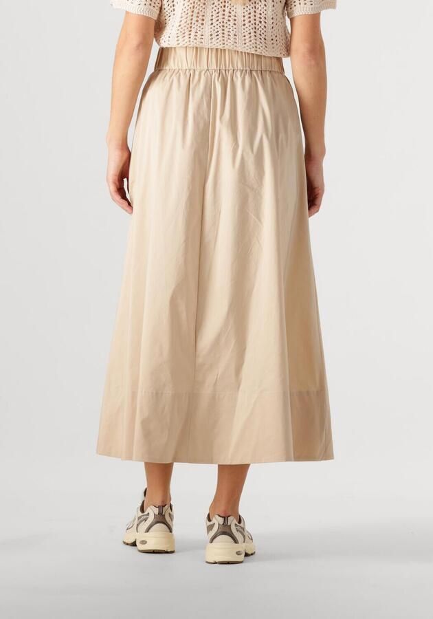 Notre-v Elegante Maxi Rok in Zand Beige Dames
