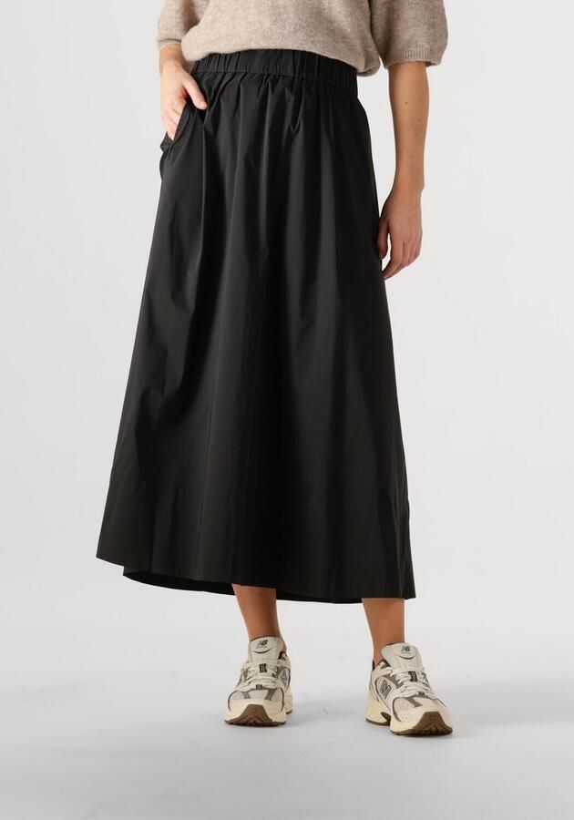 Notre-v Zwarte Maxi Rok Elegante Charme Black Dames - Foto 4