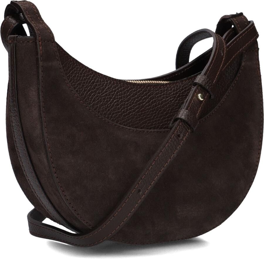 Notre-V Schoudertassen Daisy Suede Grain Bruin One size - Foto 2