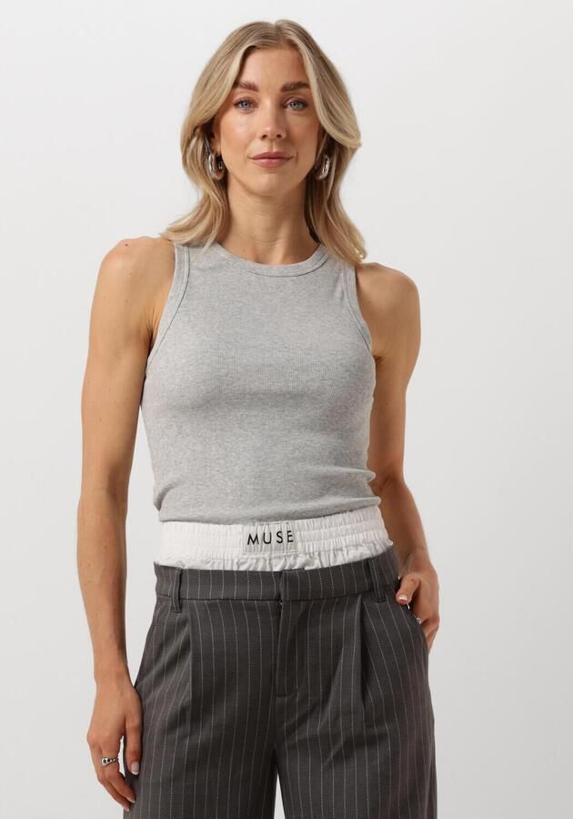 NOTRE-V Dames Tops & T-shirts Nv-dribbel Grijs - Foto 4