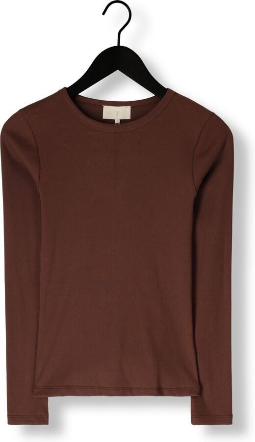 NOTRE-V Dames Tops & T-shirts Nv-eelke Round Neck Bruin - Foto 4