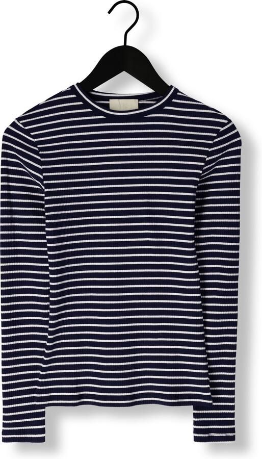 NOTRE-V Dames Tops & T-shirts Nv-eelke Round Neck Donkerblauw - Foto 3