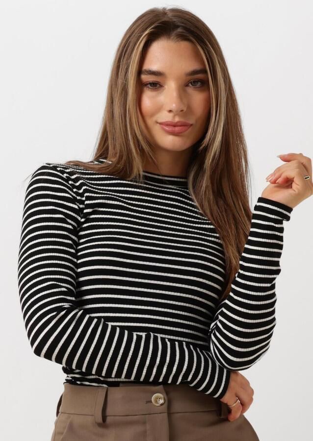 NOTRE-V Dames Tops & T-shirts Nv-eelke Round Neck Zwart - Foto 4