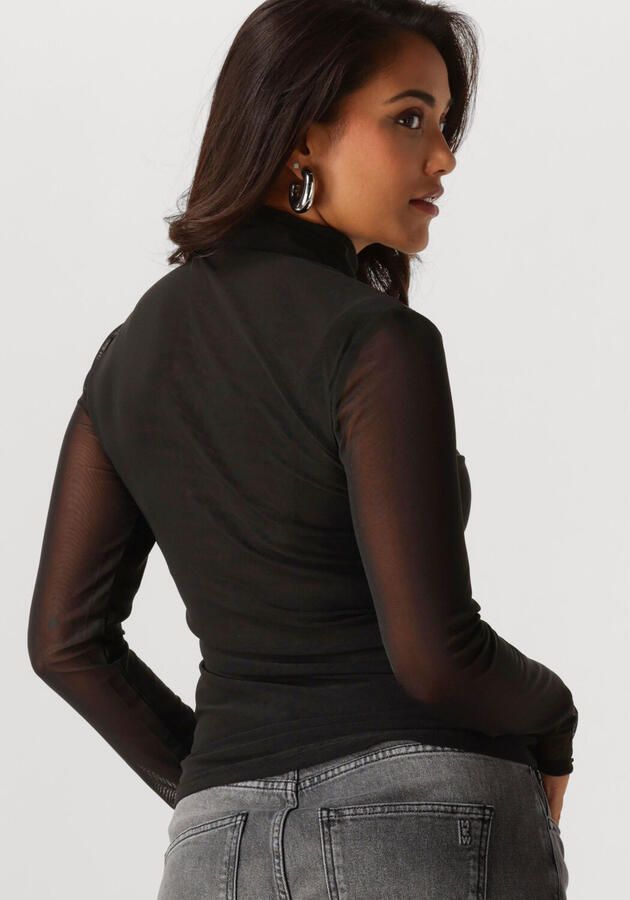 NOTRE-V Dames Tops & T-shirts Nv-guliana Mesh Top Zwart - Foto 2