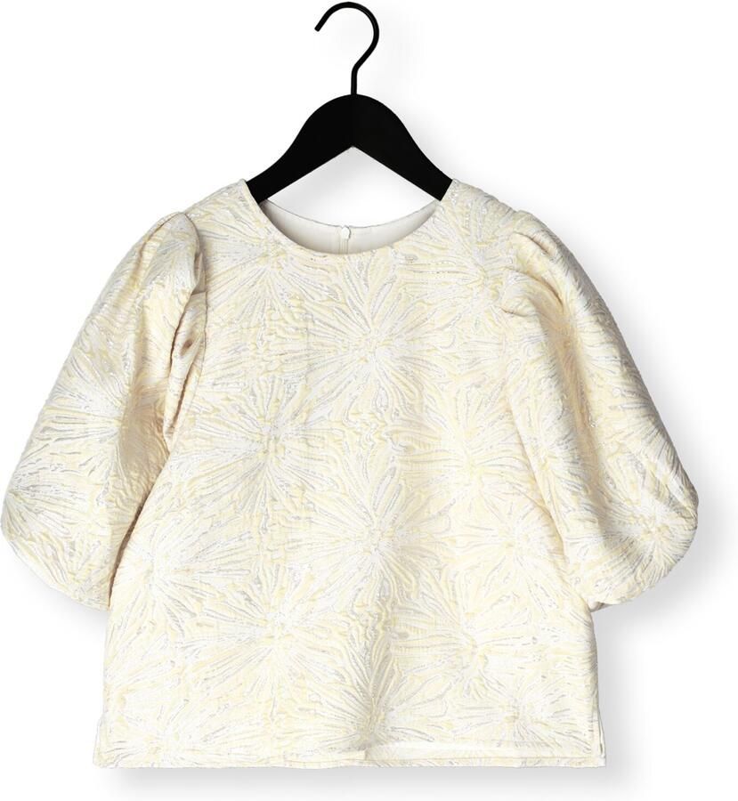 NOTRE-V Dames Tops & T-shirts Nv-hennie Brocade Top Ecru - Foto 2
