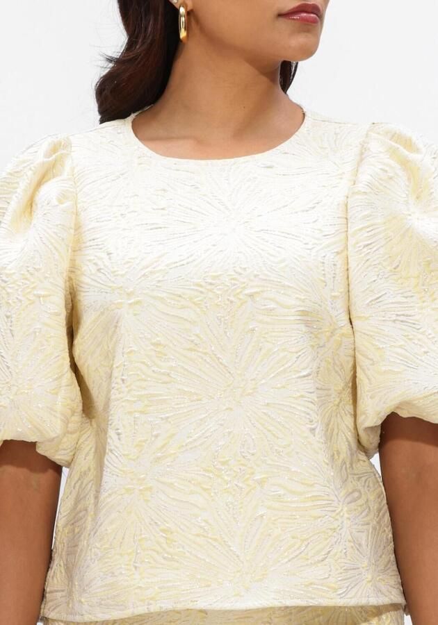 NOTRE-V Dames Tops & T-shirts Nv-hennie Brocade Top Ecru - Foto 4