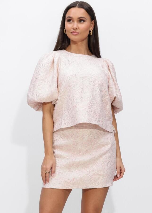 NOTRE-V Dames Tops & T-shirts Nv-hennie Brocade Top Lichtroze