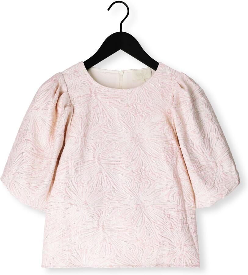 NOTRE-V Dames Tops & T-shirts Nv-hennie Brocade Top Lichtroze - Foto 2