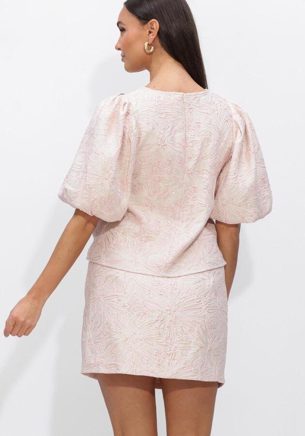 NOTRE-V Dames Tops & T-shirts Nv-hennie Brocade Top Lichtroze - Foto 4