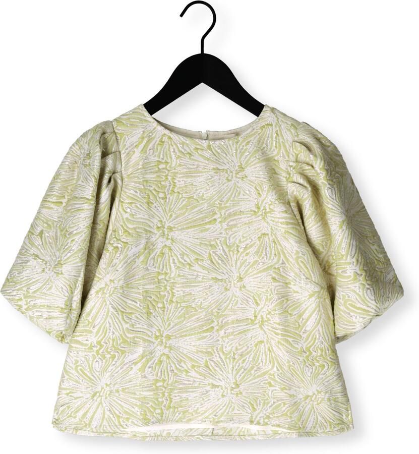 NOTRE-V Dames Tops & T-shirts Nv-hennie Brocade Top Mint - Foto 2