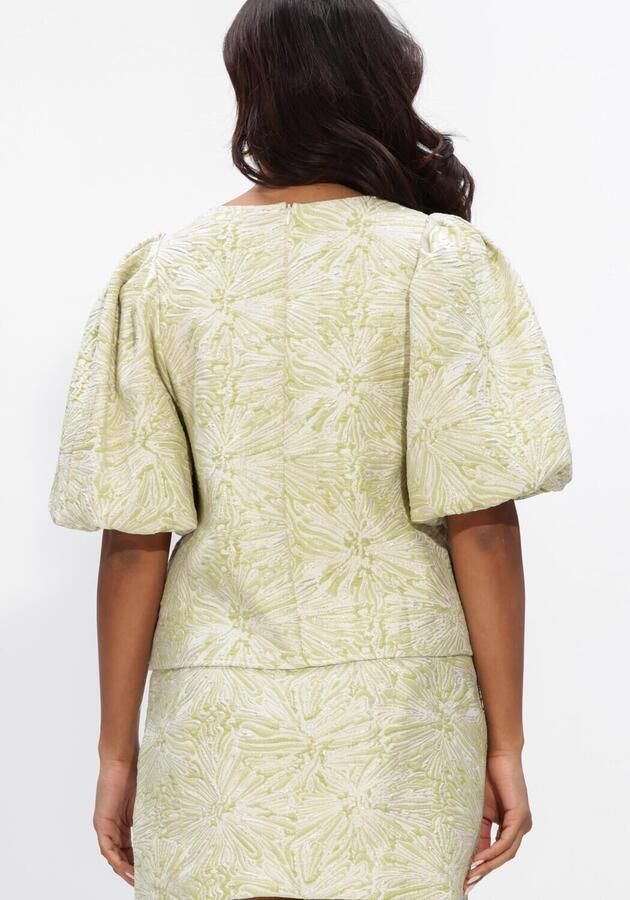 NOTRE-V Dames Tops & T-shirts Nv-hennie Brocade Top Mint - Foto 3