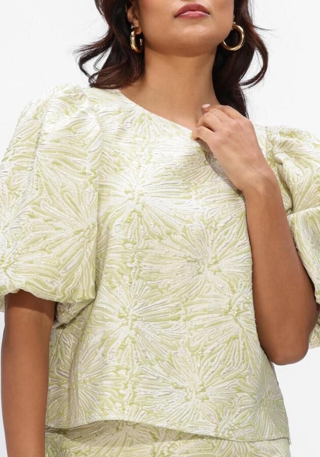 NOTRE-V Dames Tops & T-shirts Nv-hennie Brocade Top Mint - Foto 4