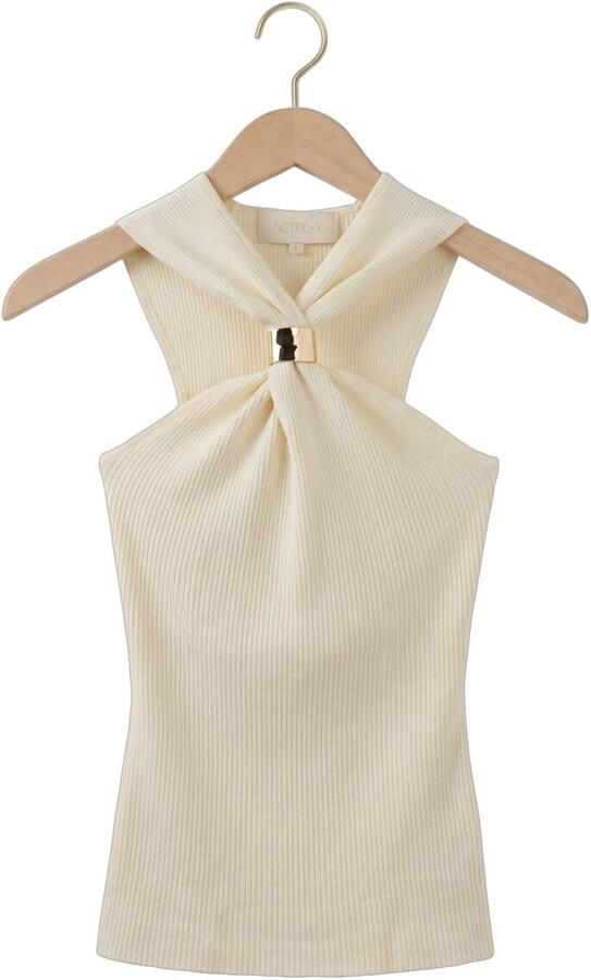 NOTRE-V Dames Tops & T-shirts Nv-herlina Creme - Foto 4
