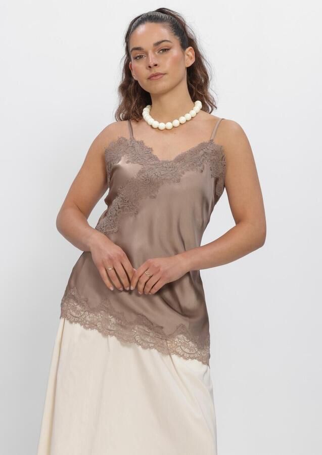 NOTRE-V Dames Tops & T-shirts Nv-herlinde Taupe