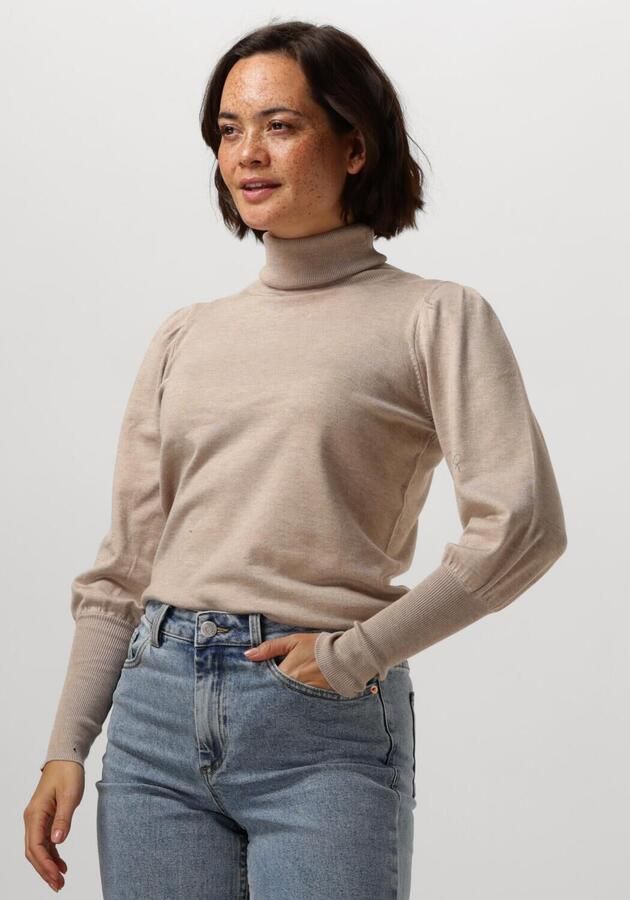NOTRE-V Dames Truien & Vesten Basic Knit Blouse Beige - Foto 4