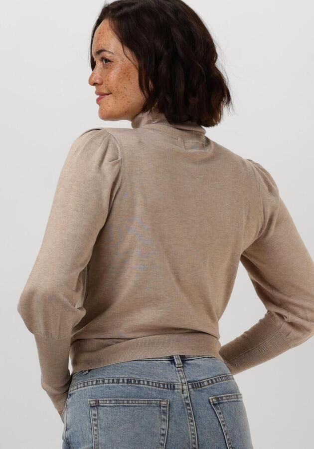 NOTRE-V Dames Truien & Vesten Basic Knit Blouse Beige