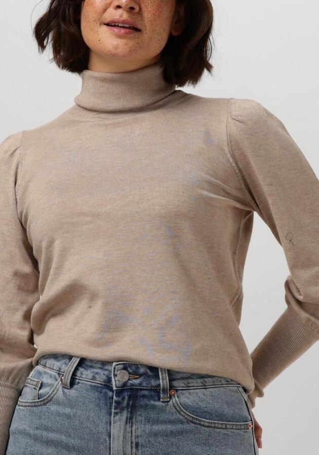 NOTRE-V Dames Truien & Vesten Basic Knit Blouse Beige - Foto 2