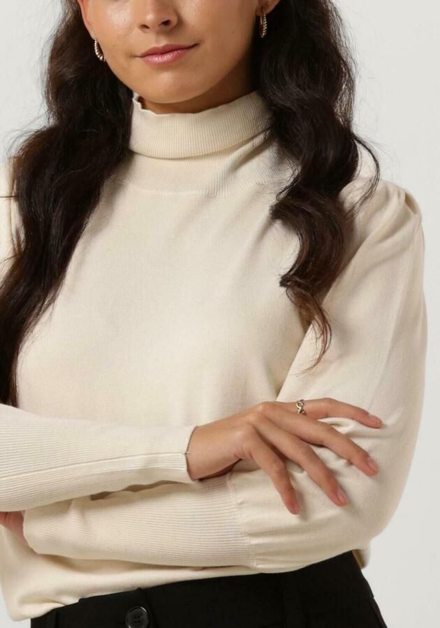 NOTRE-V Dames Truien & Vesten Basic Knit Blouse Ecru - Foto 2