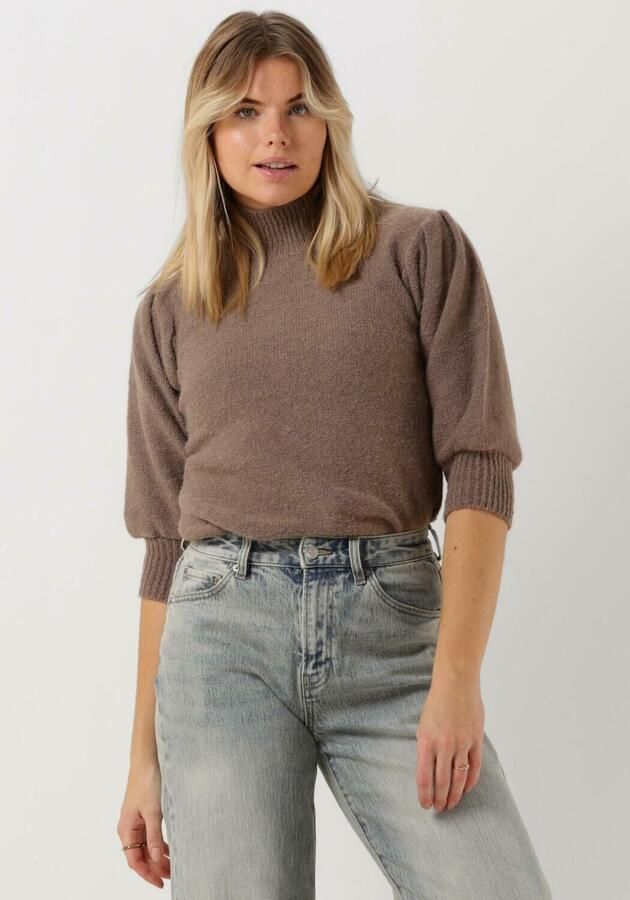 NOTRE-V Dames Truien & Vesten Knit Nv Asia Taupe - Foto 4