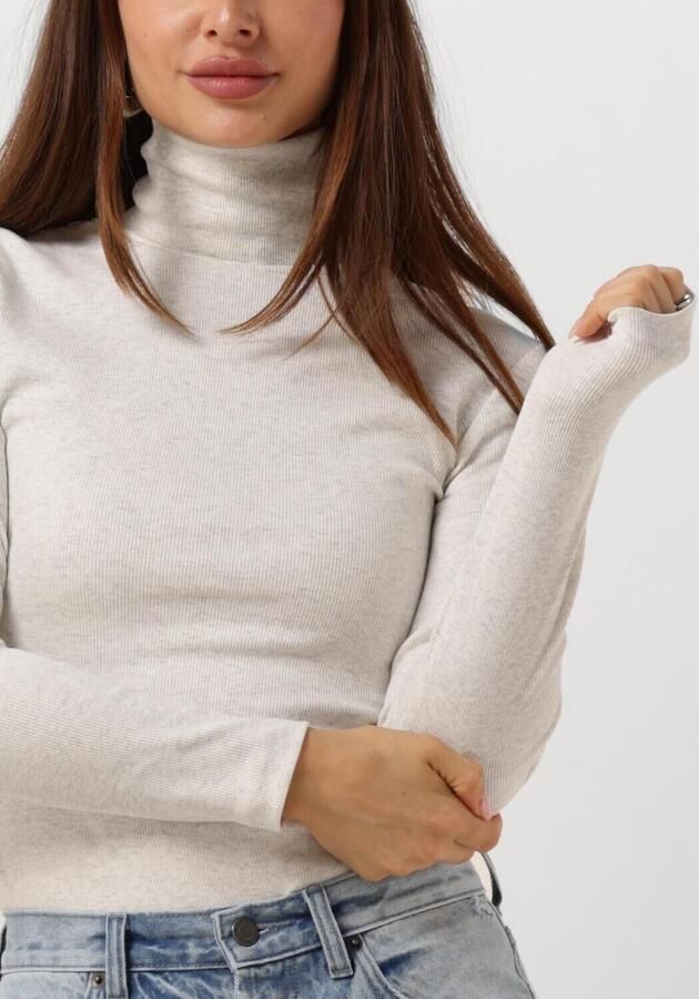 NOTRE-V Dames Truien & Vesten Nv-elize Rollneck Ecru - Foto 2