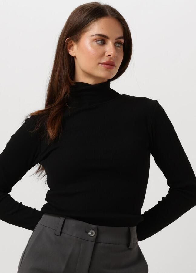 NOTRE-V Dames Truien & Vesten Nv-elize Rollneck Zwart - Foto 4