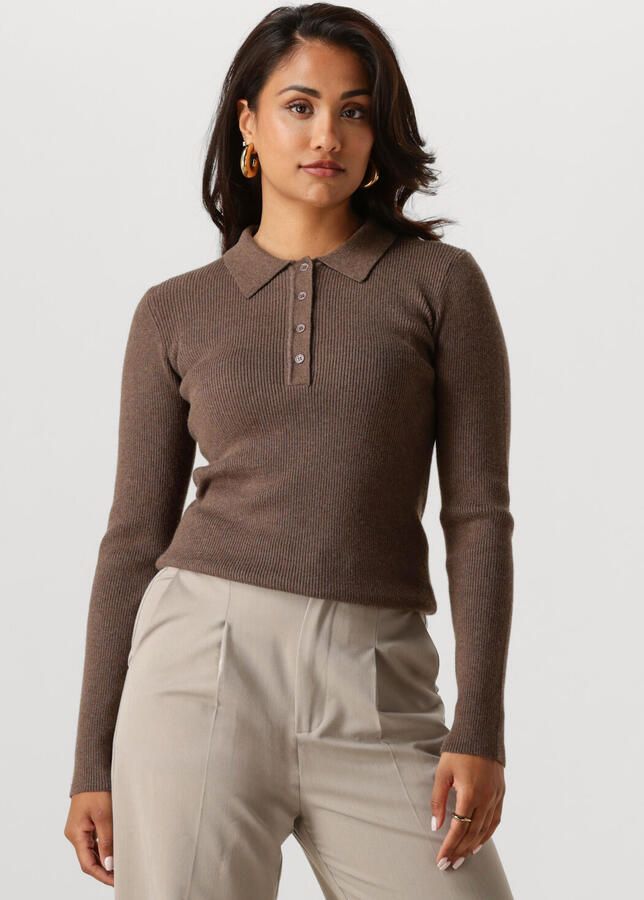 NOTRE-V Dames Truien & Vesten Nv-genny Taupe - Foto 4