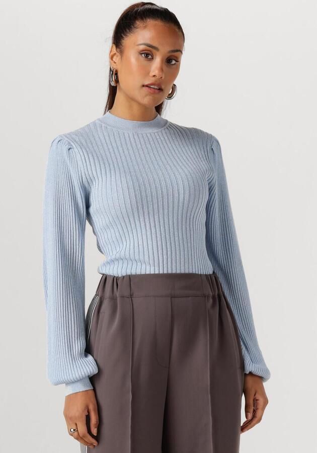 NOTRE-V Dames Truien & Vesten Nv-griet Lichtblauw - Foto 4