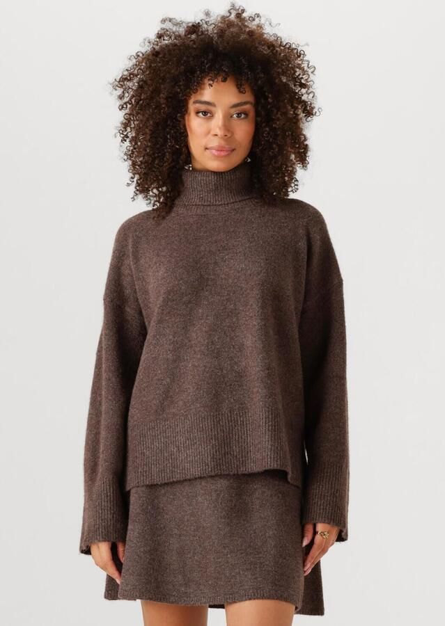 NOTRE-V Dames Truien & Vesten Nv-gwenda Bruin - Foto 4