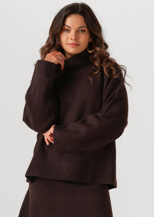 NOTRE-V Dames Truien & Vesten Nv-gwenda Bruin - Foto 4