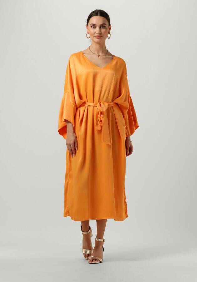 NOTRE-V Dames Jurken Nv-belle Midi Dress Oranje