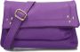 Notre-v Paarse Leren Schoudertas Jade Purple Dames - Thumbnail 1