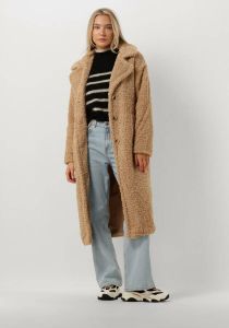 Notre-V Taupe Teddy Jas Teddy Coat Long
