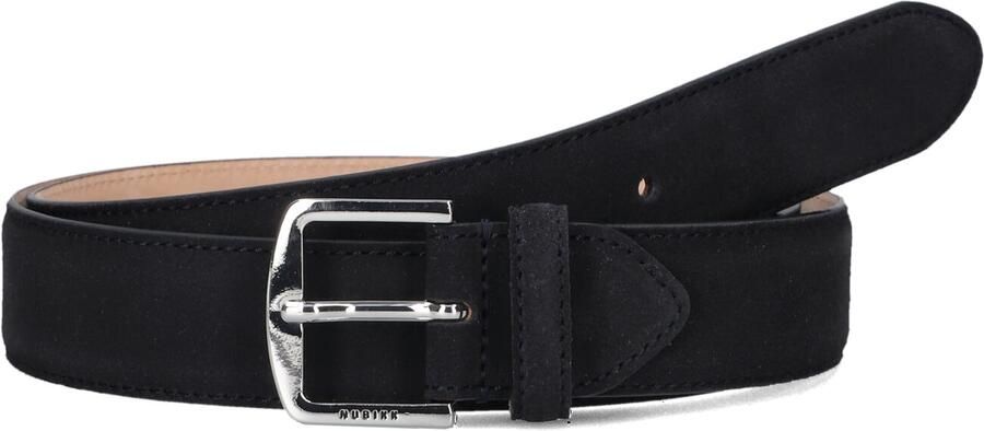 Nubikk James Riem in Donkerblauw Suède Blue Heren
