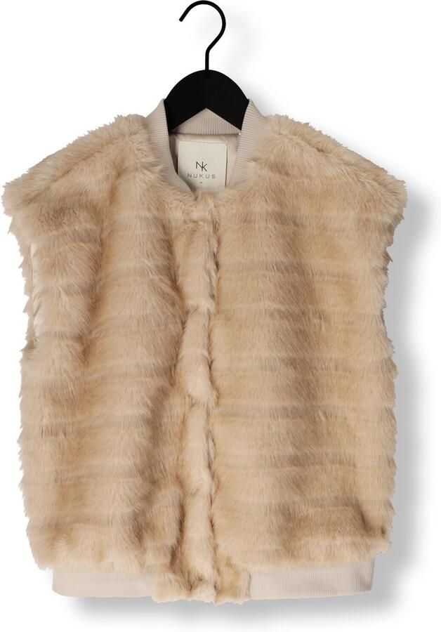 NUKUS Dames Blazers Billy Gilet Stripe Zand - Foto 3