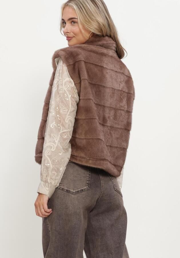 NUKUS Dames Blazers Hani Gilet Bruin - Foto 2