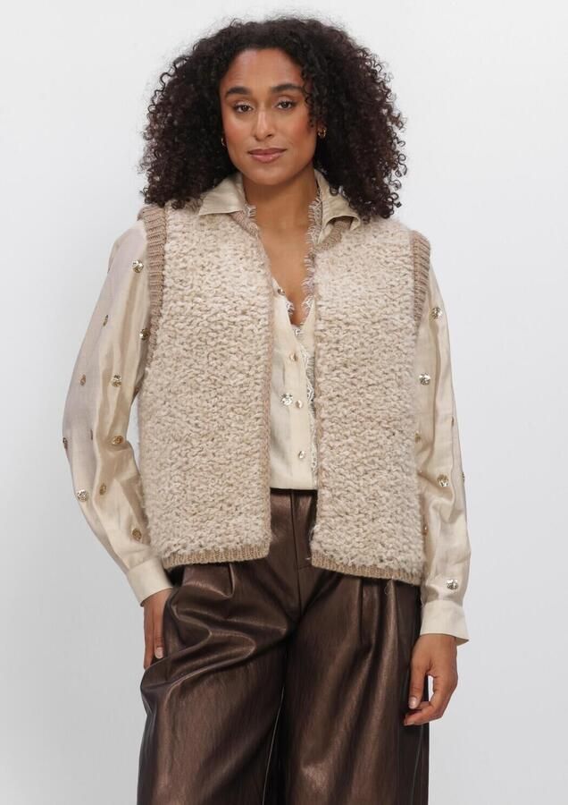 NUKUS Dames Blazers Lana Gilet Beige