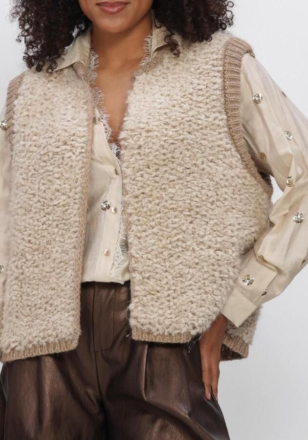 NUKUS Dames Blazers Lana Gilet Beige - Foto 3