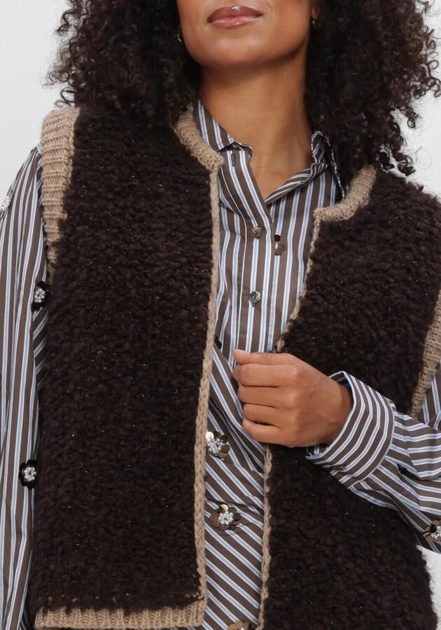 NUKUS Dames Blazers Lana Gilet Bruin - Foto 3