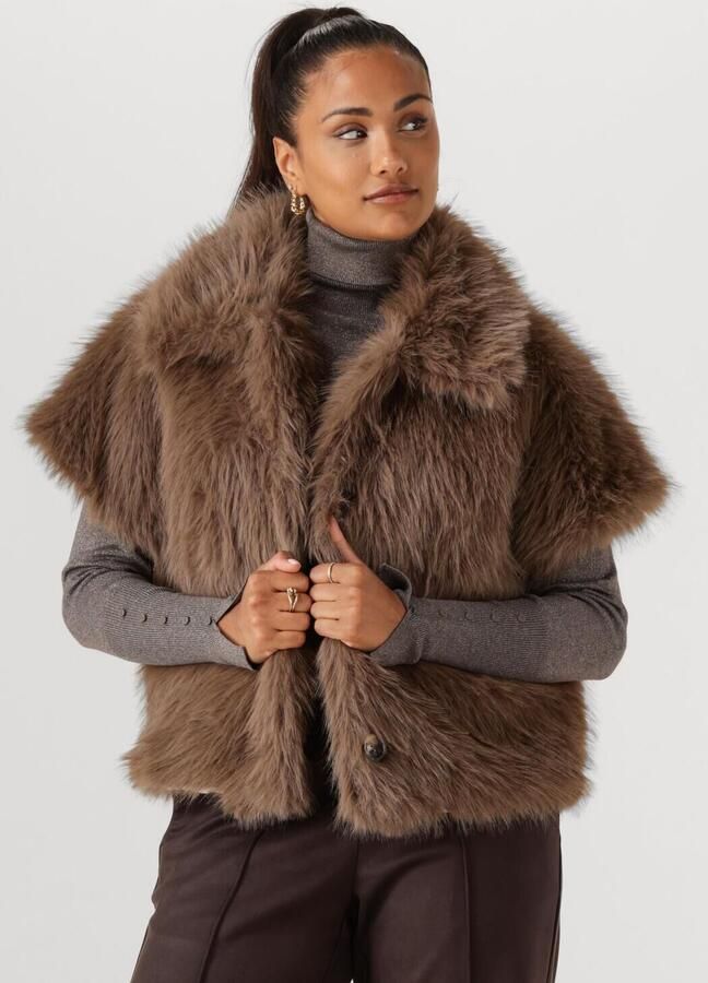 NUKUS Dames Blazers Loua Gilet Taupe - Foto 4